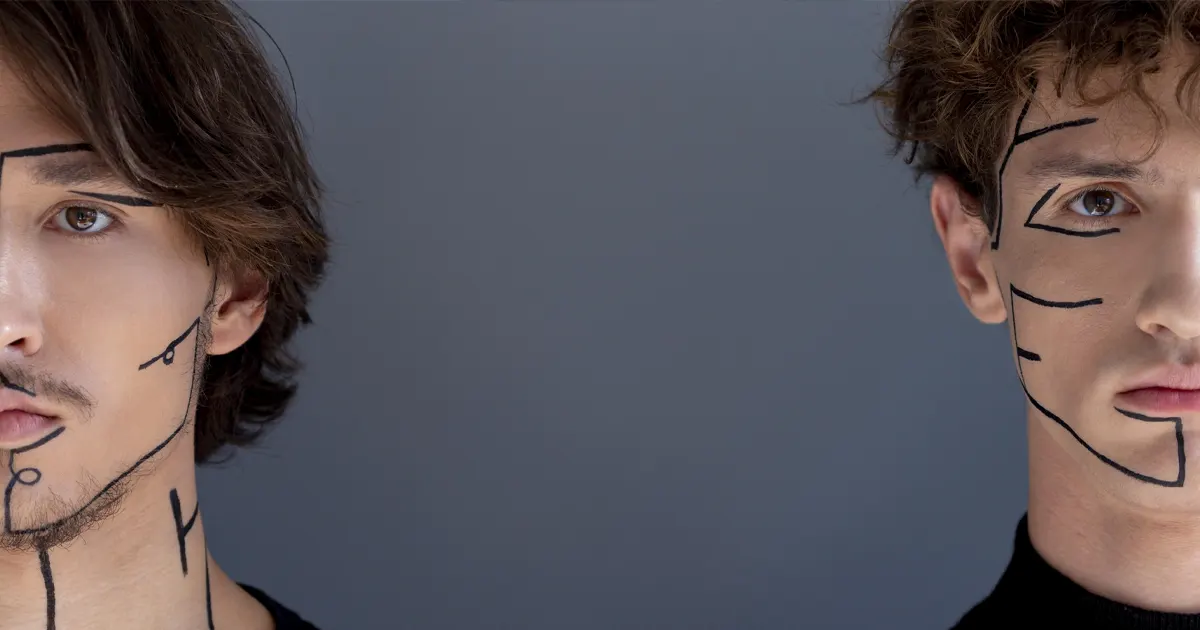 Asymétries du visage